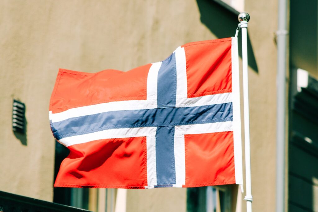 Imagem de bandeira em Oslo