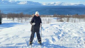 Em Lyngen. Foto do arquivo pessoal.