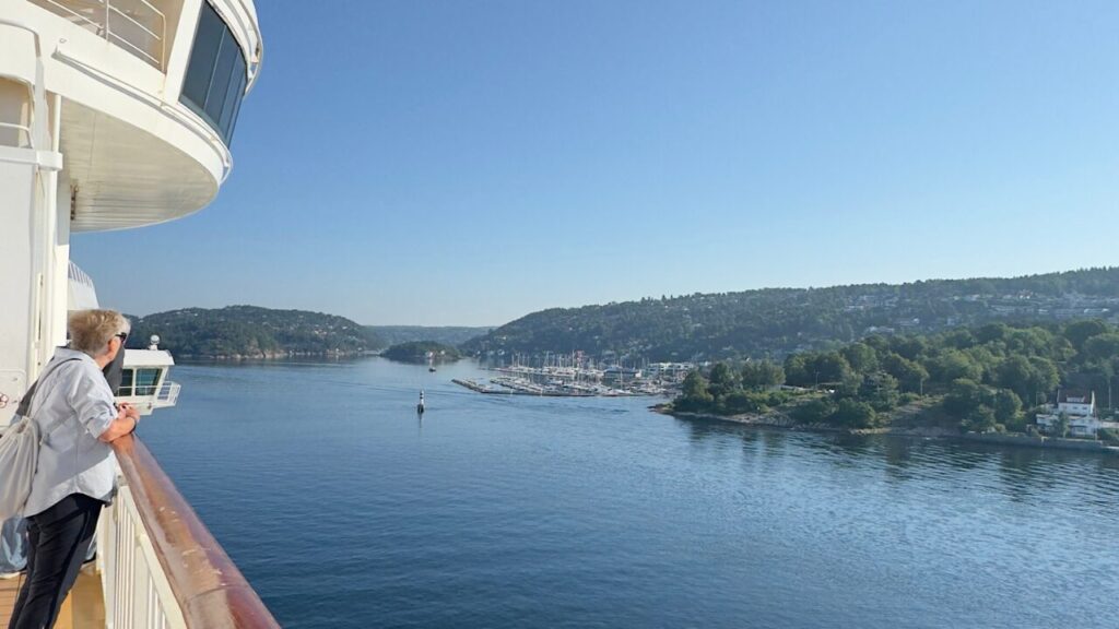 Cruzeiro chegando em Oslo.